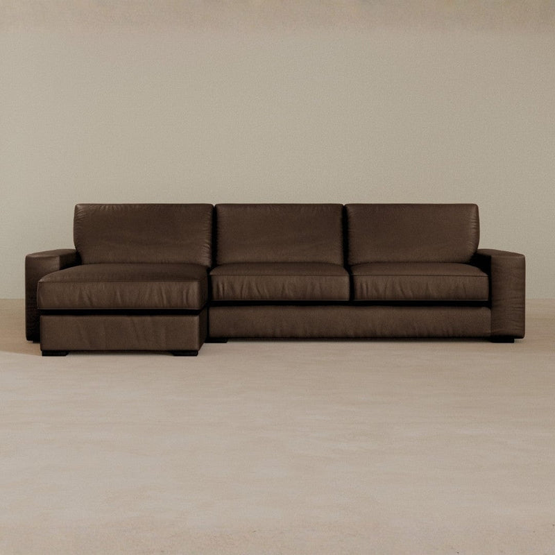 Large Corner-Full Grain Leather-Espresso