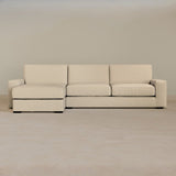 Large Corner-Linen Blend-Alabaster