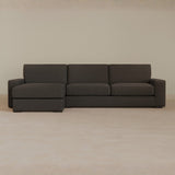 Large Corner-Linen Blend-Charcoal