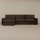 Large Corner-Linen Blend-Espresso