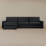 Large Corner-Linen Blend-Ink