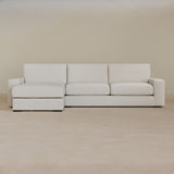 Large Corner-Linen Blend-Ivory