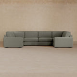 Large Sectional-Boucle-Greige