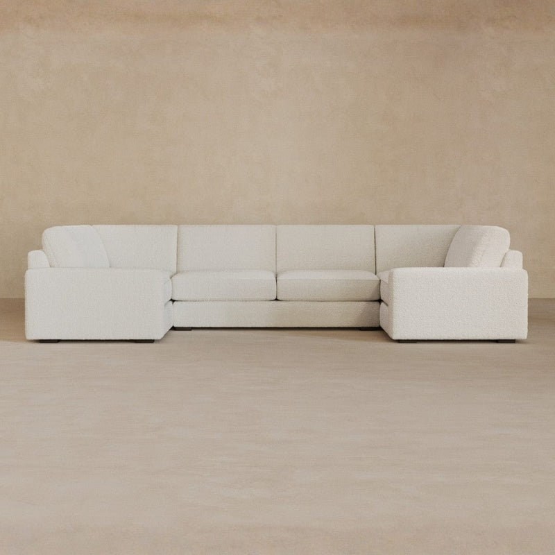 Large Sectional-Boucle-Ivory