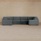 Large Sectional-Boucle-Pewter