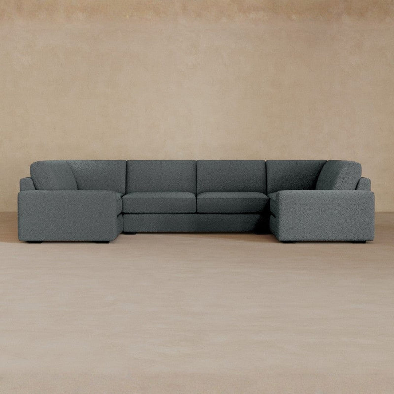 Large Sectional-Boucle-Pewter