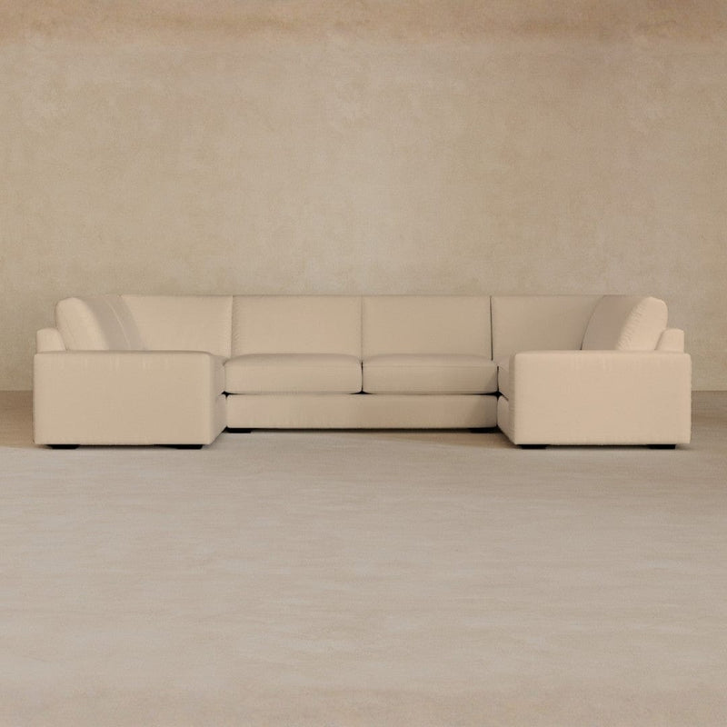 Large Sectional-Full Grain Leather-Shell