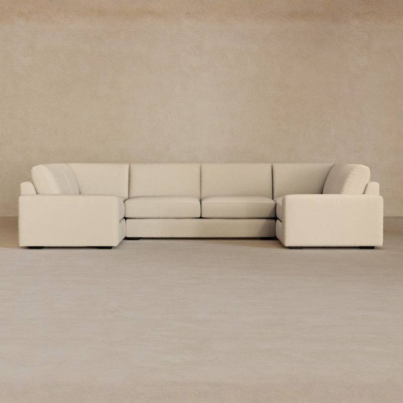 Large Sectional-Linen Blend-Alabaster