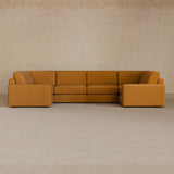 Large Sectional-Linen Blend-Camel