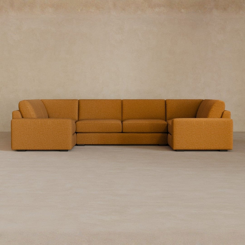 Large Sectional-Linen Blend-Camel