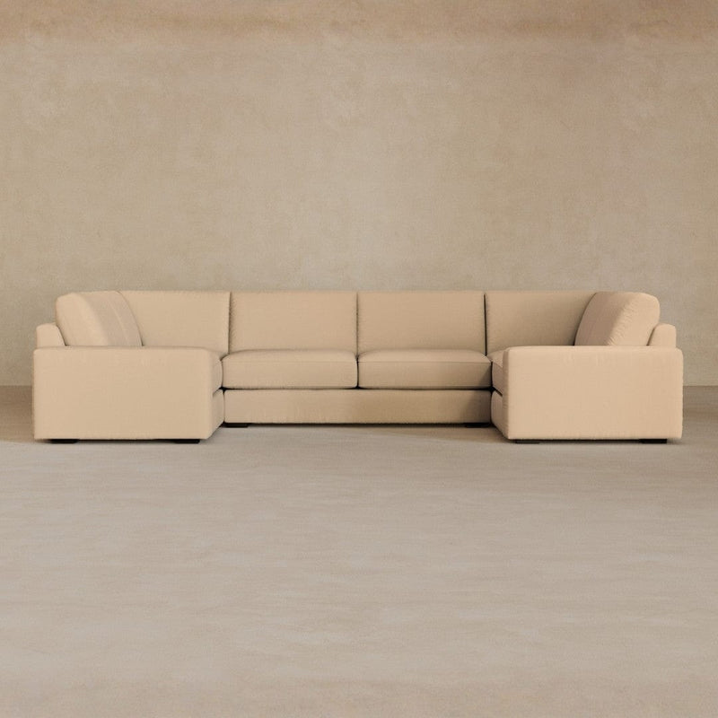 Large Sectional-Linen Blend-Chalk