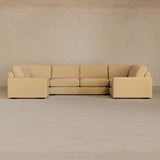 Large Sectional-Linen Blend-Fawn