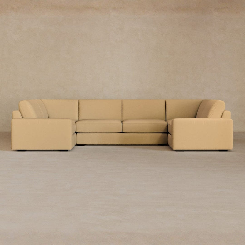 Large Sectional-Linen Blend-Fawn