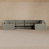 Large Sectional-Linen Blend-Greige