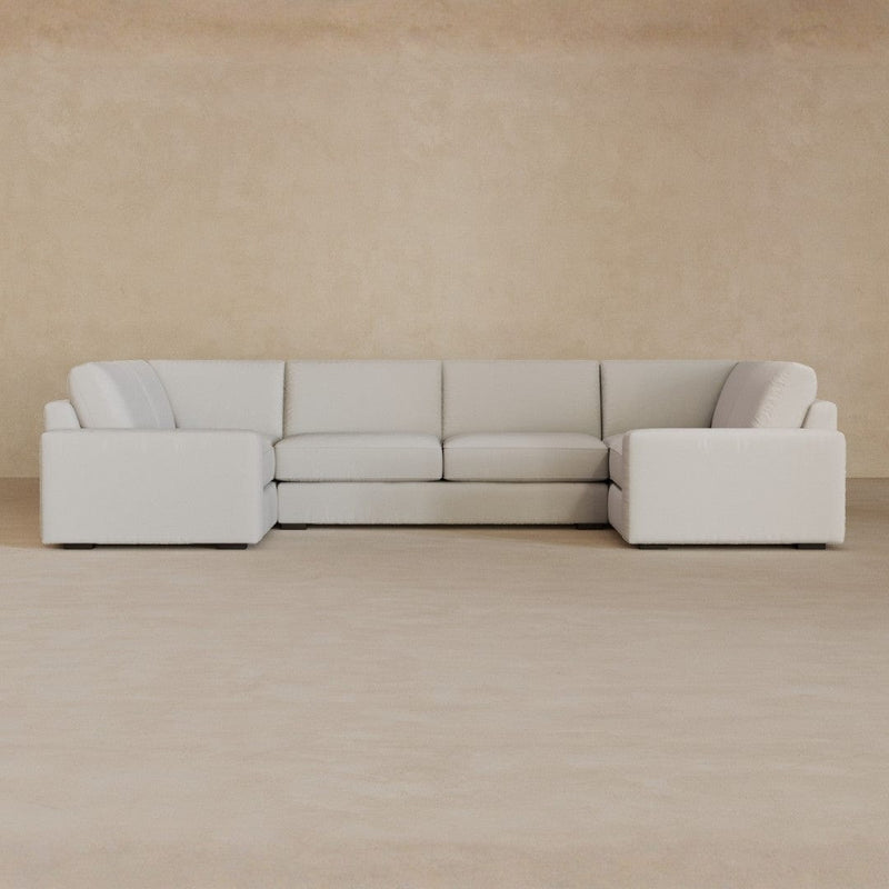 Large Sectional-Linen Blend-Ivory