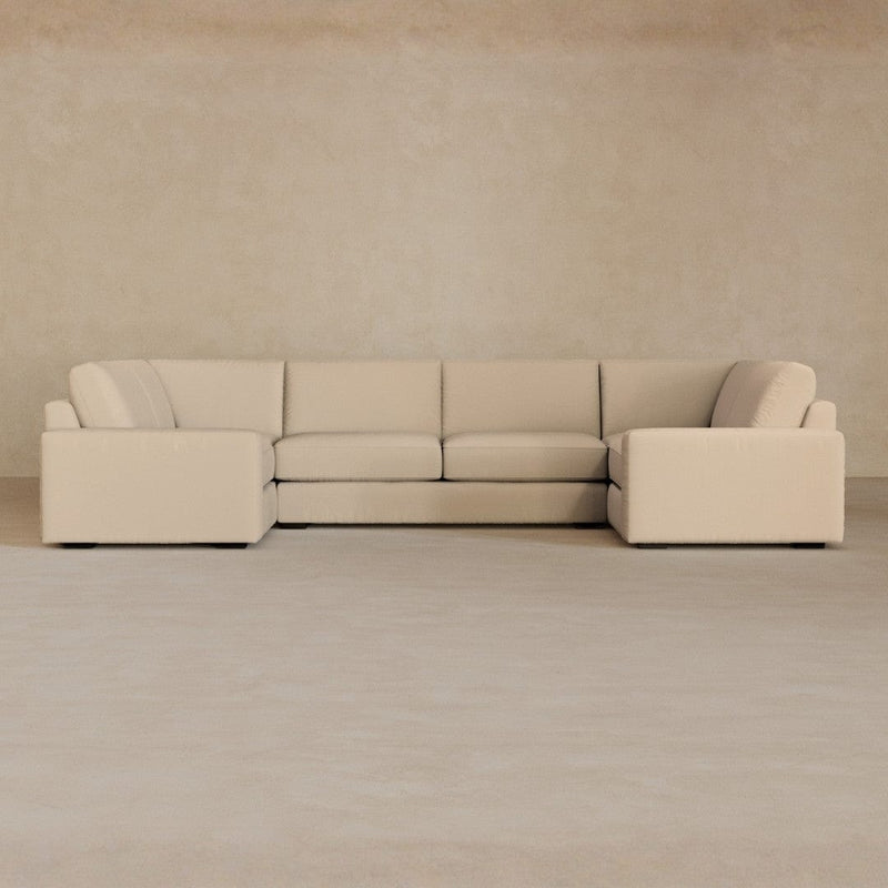 Large Sectional-Linen Blend-Linen