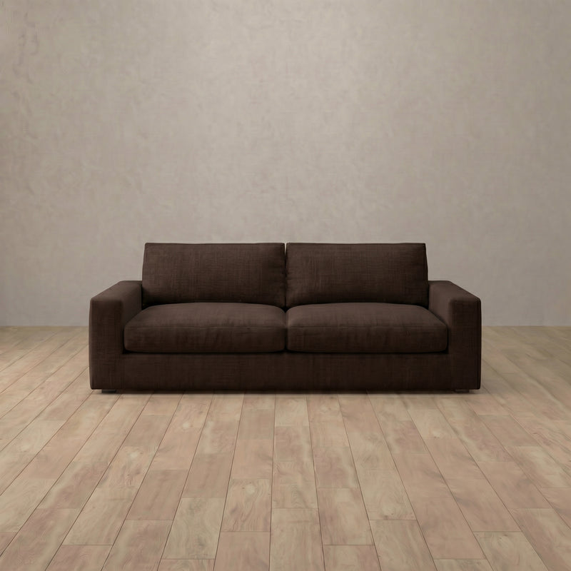 Linen Blend::Articture Signature Sofa 2 Seater Espresso Linen Blend 8:LB