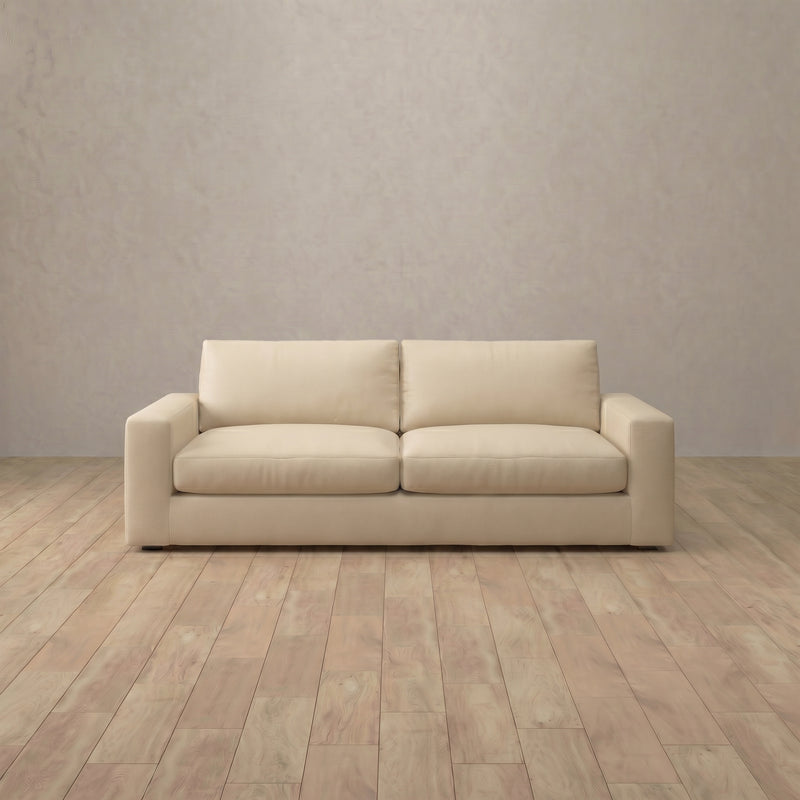 Top Grain Leather::Articture Signature Sofa 2 Seater Linen Top Grain Leather 2:TGL