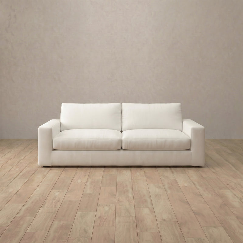 Top Grain Leather::Articture Signature Sofa 2 Seater OffWhite Top Grain Leather 1:TGL