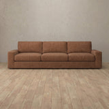 Linen Blend::Articture Signature Sofa 3 Seater Cognac Linen Blend [grid:4:LB]