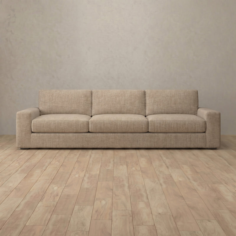 Linen Blend::Articture Signature Sofa 3 Seater Latte Linen Blend 3:LB