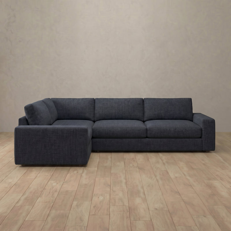 Articture Signature Chaise Sectional (125") — Ink Blue