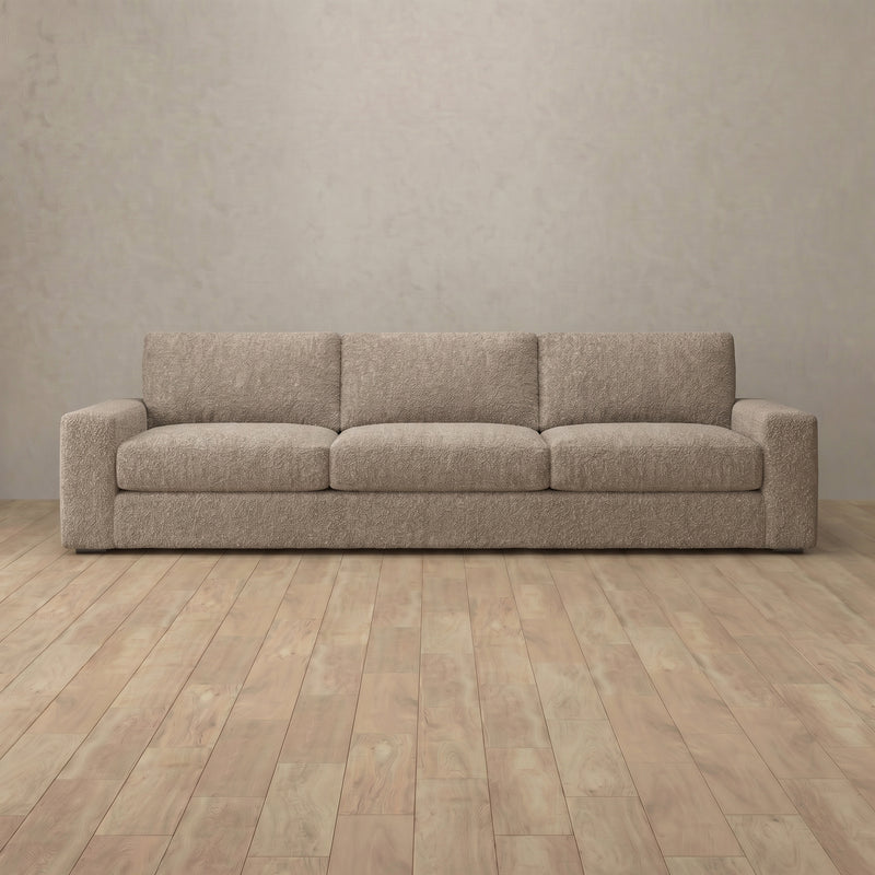 Boucle::Articture Signature Sofa 3 Seater Taupe Boucle 3:BCL