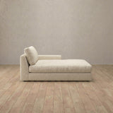 Boucle::Articture Signature Sofa Chaise  Cream Boucle [grid:2:BCL]