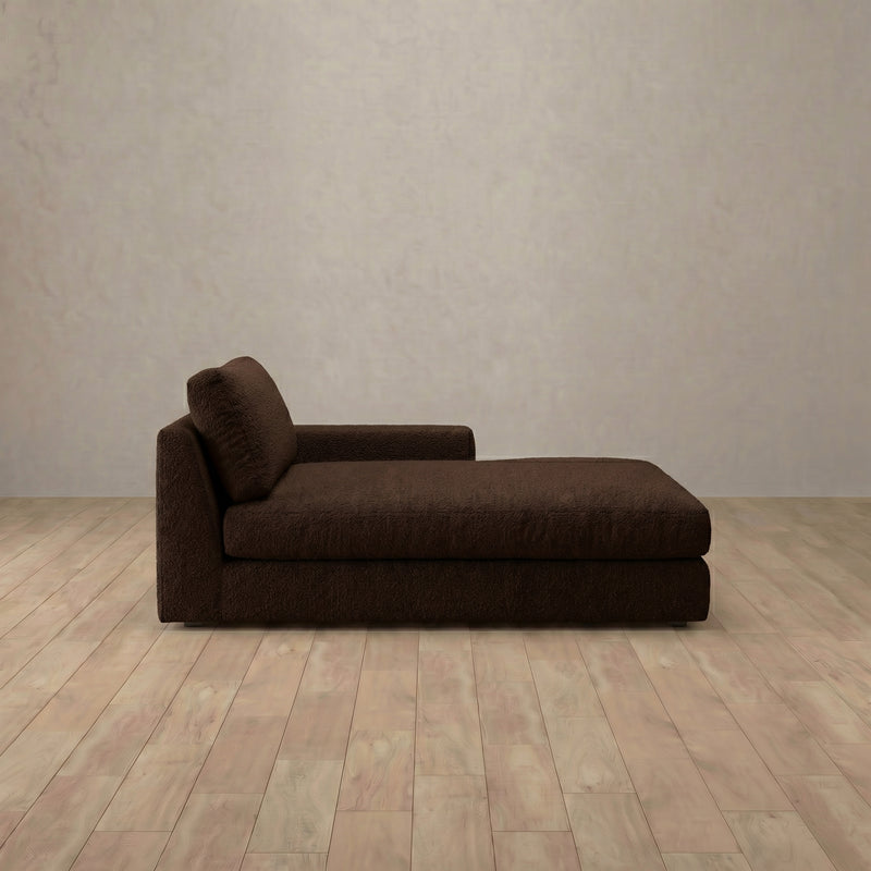Boucle::Articture Signature Sofa Chaise  Espresso  Boucle 8:BCL