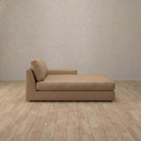 Top Grain Leather::Articture Signature Sofa Chaise  Latte Top Grain Leather [grid:3:TGL]