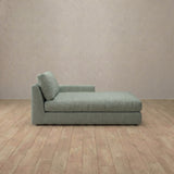 Linen Blend::Articture Signature Sofa Chaise  Sage Linen Blend