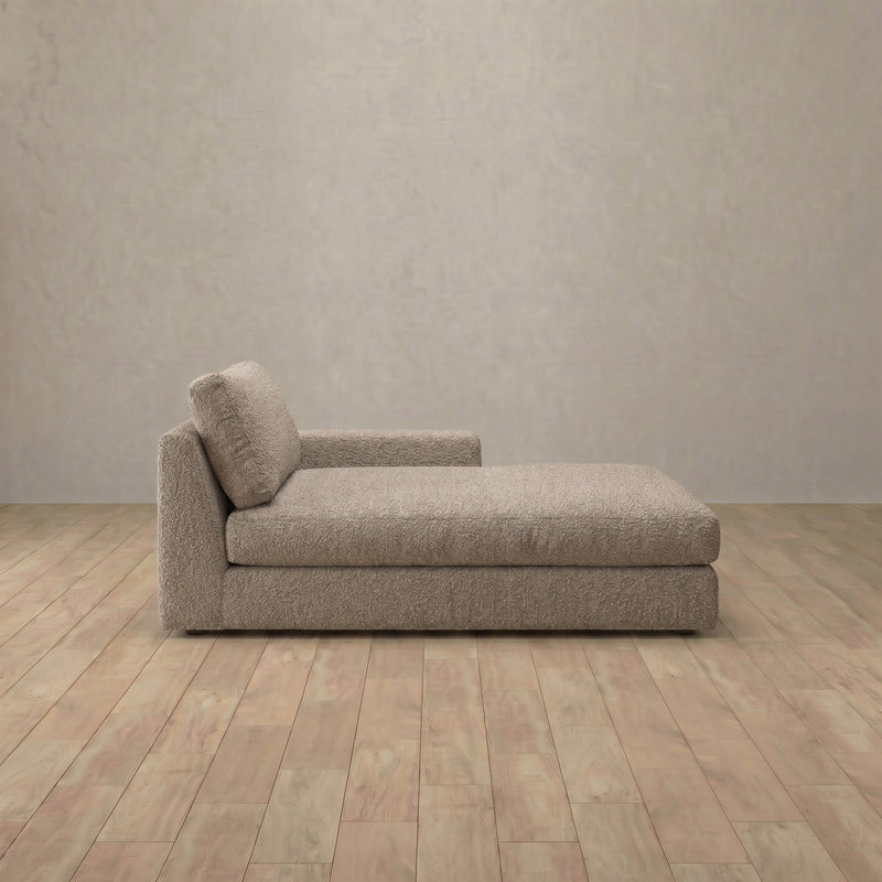 Boucle::Articture Signature Sofa Chaise  Taupe Boucle 3:BCL