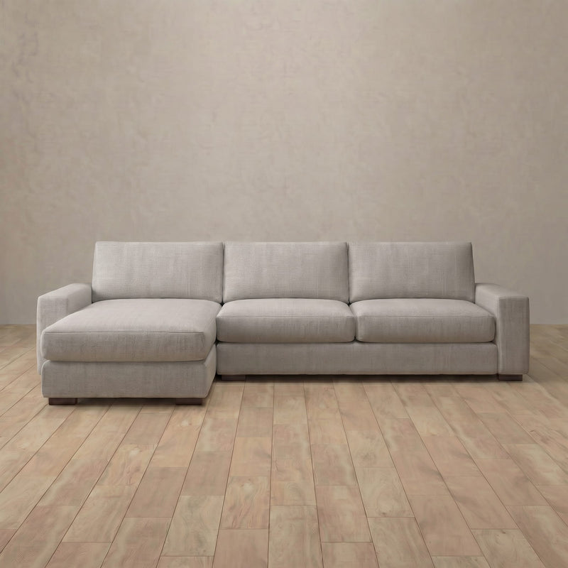 Articture Signature Sofa L-Shaped Sectional Sofa (158") — Pewter