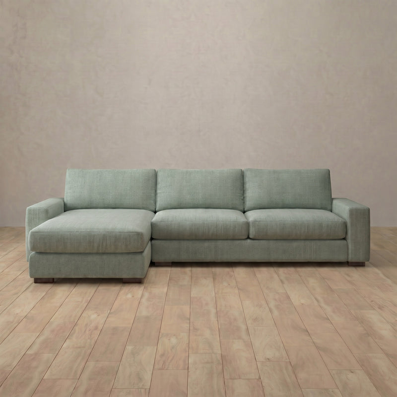 Linen Blend::Articture Signature Sofa  Large Corner  Sage Linen Blend 2:LB