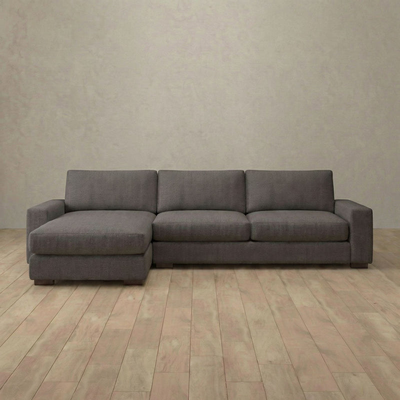 Articture Signature Sofa L-Shaped Sectional Sofa (158") — Stone