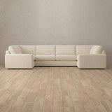 Boucle::Articture Signature Sofa Large Sectional  Cream Boucle [grid:2:BCL]