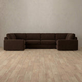 Boucle::Articture Signature Sofa Large Sectional  Espresso  Boucle v1 [grid:8:BCL]