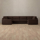 Linen Blend::Articture Signature Sofa Large Sectional  Espresso Linen Blend [grid:8:LB]