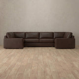 Top Grain Leather::Articture Signature Sofa Large Sectional  Espresso Top Grain Leather v4 [grid:8:TGL]