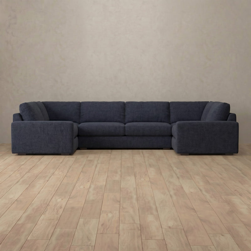 Articture Signature Sofa U-Shaped Sectional (158") — Ink Blue