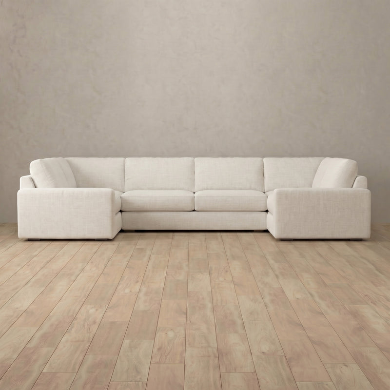 Linen Blend::Articture Signature Sofa Large Sectional  OffWhite Linen Blend 1:LB