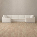 Linen Blend::Articture Signature Sofa Large Sectional  OffWhite Linen Blend [grid:1:LB]