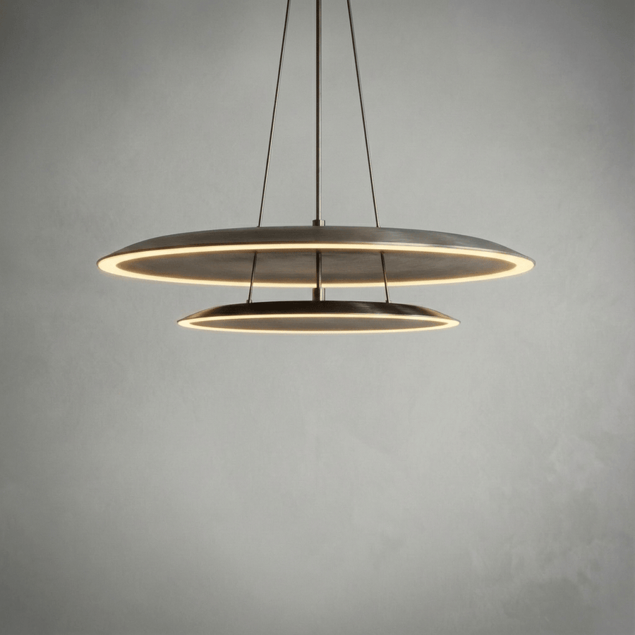 Axiom Two-Tier Chandelier — dimensions