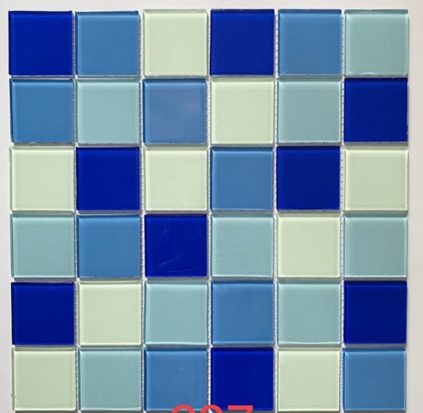Blue Lagoon Ocho Swimming Pool Mosaic Tiles