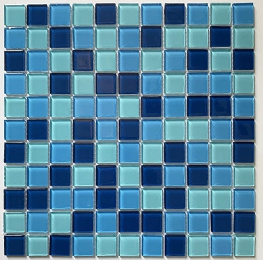 Blue Lagoon Quatro Swimming Pool Mosaic Tiles