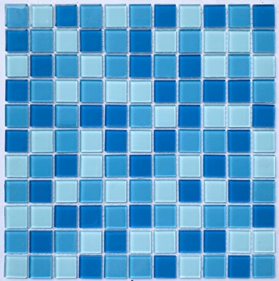 Blue Lagoon Seis Swimming Pool Mosaic Tiles