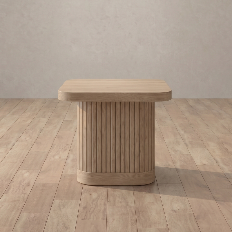Beaumont Side Table — White Oak