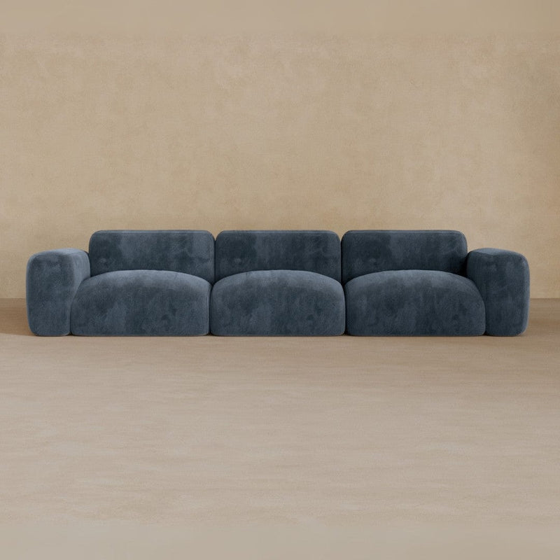 3 Seater-Velvet-Navy