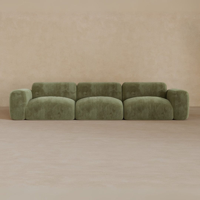 3 Seater-Velvet-Olive