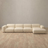 Top Grain Leather::Biscuit Velvet Sofa 4 Seater Linen Top Grain Leather [grid:2:TGL]